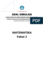 Paket Simulasi USBN Matematika