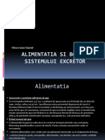 Alimentatia Si Bolile Sistemului Excretor