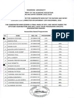 Mature Age Humanities Based Programmes Results 2019 2020