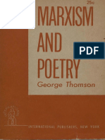  Marxism and Poetry- George Thomson 