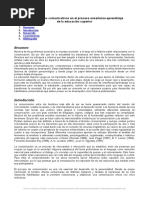 Habilidades Comunicativas en El Proceso de Ensenanza-Aprendizaje en La Educacion Superior