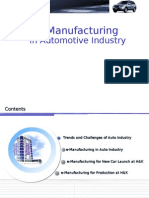 E-Manufacturing: in Automotive Industry