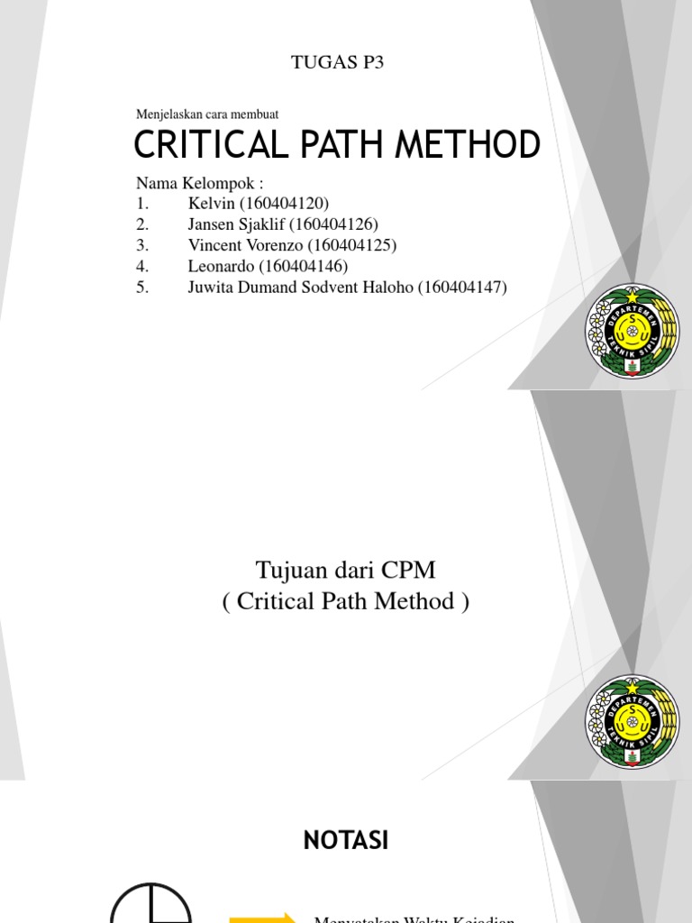 Critical Path Method | PDF