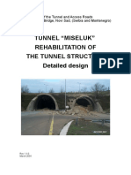 Tunnel "Miseluk" Rehabilitation of The Tunnel Structure Detailed Design