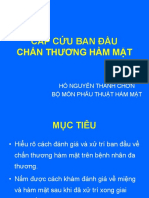 Cấp Cứu Ban Đầu Chấn Thương Hàm Mặt