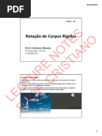 Rotação de corpos esféricos