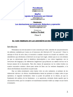 Andrea Perdoni - Las Alucinaciones en La Psicosis (Clase 5)