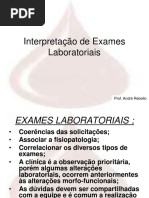Interpretação de Exames Laboratoriais