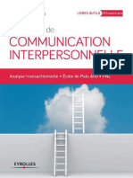 Techniques de Communication Interpersonnelle Analyse Transactionnelle Ecole de Palo Alto PNL Eyrolles PDF