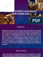 Special Events Gooddeed For Homeless