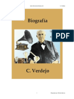 Biografia de Thomas Alva Edison - C. Verdejo