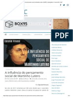 A Influência Do Pensamento Social de Martinho Lutero _ NAPEC