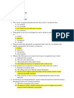 TOA.M - 1404 Revenue Recognition Miltiple Choice Revenue Recognition