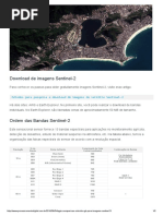 PROCESSAMENTO IMAGENS DE SATÉLITE SENTINEL