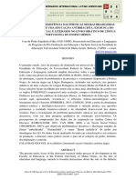 Existência e Reexistência Das Póeticas Negras Brasileiras No Contexto de Uma Educação Antirracista