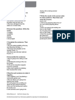 Unit Test 1 Answer Key: Audio 4 - 26