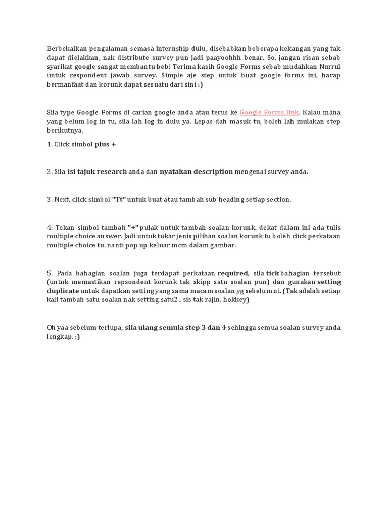 Cara Buat Google Form Pdf