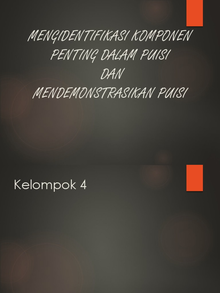 Kelompok 4 Puisi Pptx