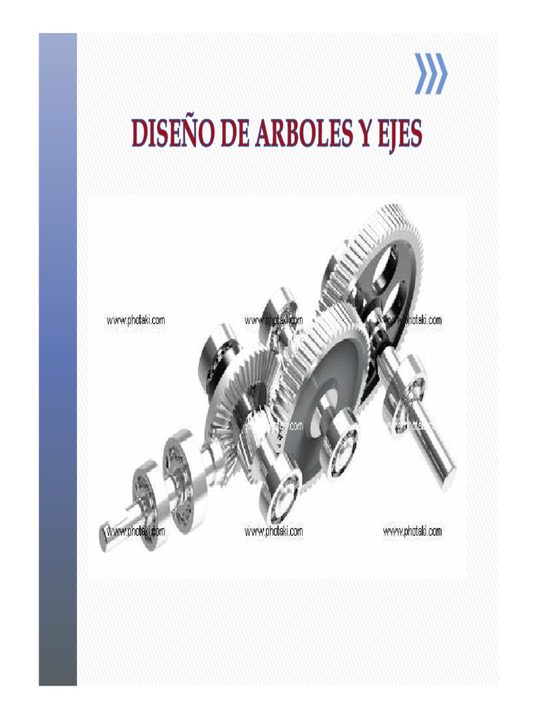 Diseño y Cálculo de Ejes y Árboles | PDF | Fatiga (material) | Engranaje