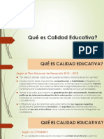 Qué Es Calidad Educativa PDF