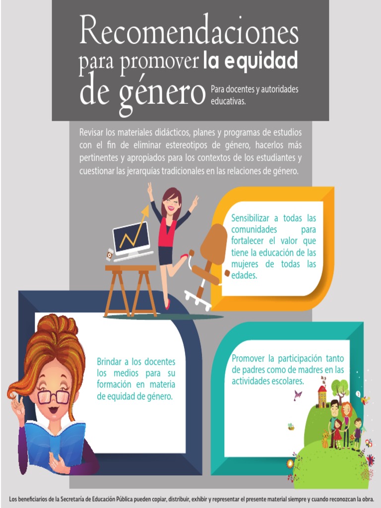 Promoviendo la Equidad de Género Escolar | PDF | Ciencias sociales
