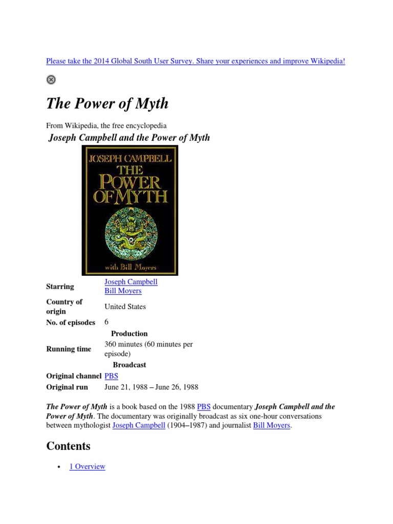Power of Myth | PDF