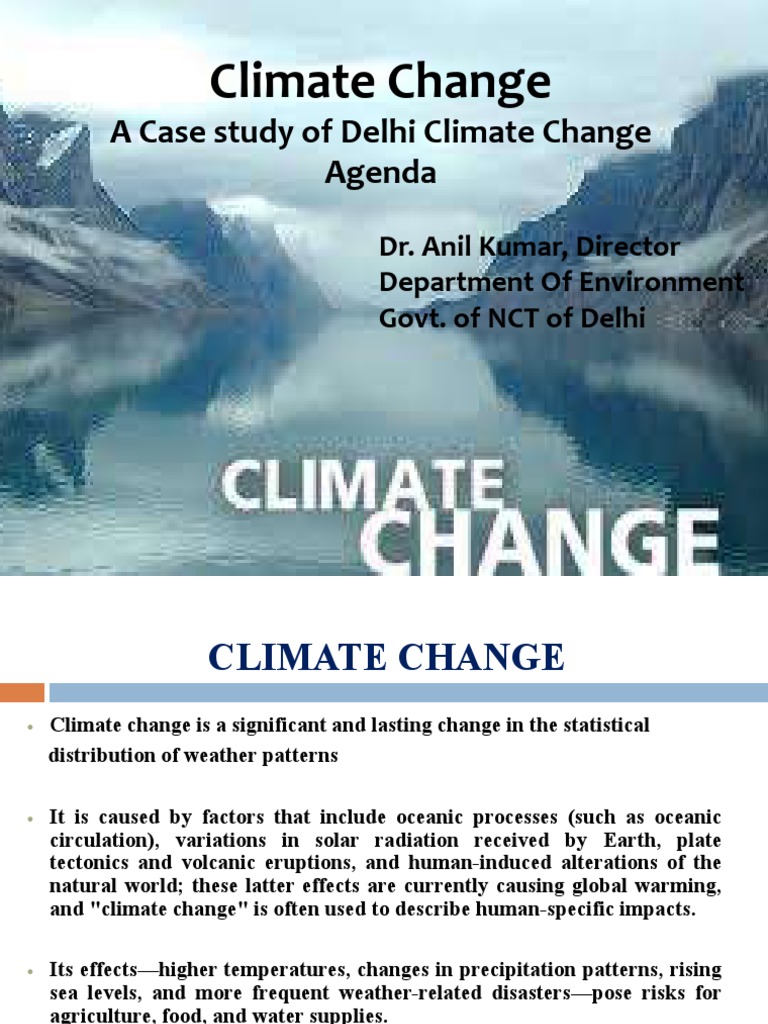 Delhi's Climate Change Action Plan | PDF | Solar Power | Global Warming