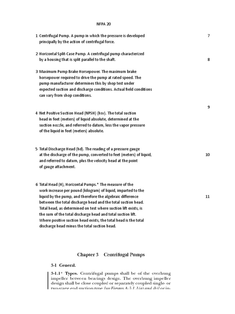 Fire Water Pump Rules Nfpa 20 PDF Pump Liquids