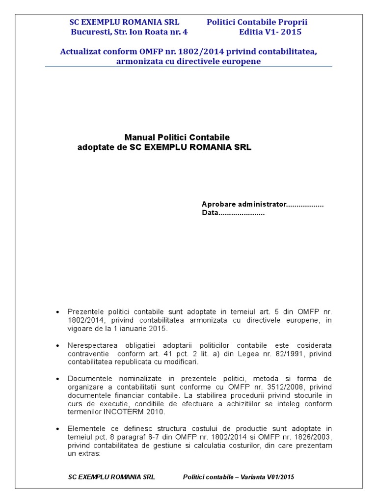 Manual Politici Contabile Doc