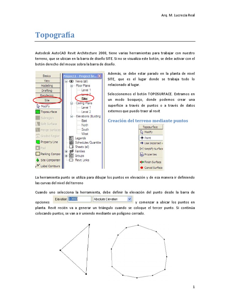 Topografía Revit Pdf Autodesk Revit Informática