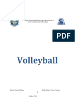 Volleyball: Facultatea de Geografie Turism Si Sport, Kinetoterapie Si Motricitate Speciala in Limba Engleza