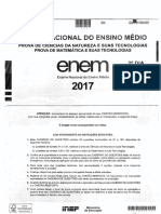 Caderno Amarelo Prova - Enem 2017