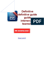 Definitive Definitive Guide Guide Interwoven Teamsite