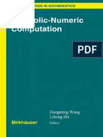 Wang D., Zhi L. (Eds.) - Symbolic-Numeric Computation (2007, Birkhauser)