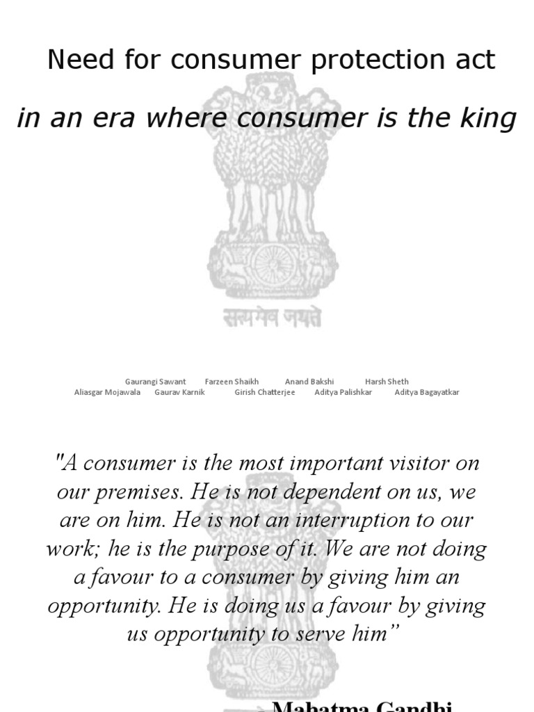 Consumer Protection Act Insights | PDF | Consumer Protection | False ...
