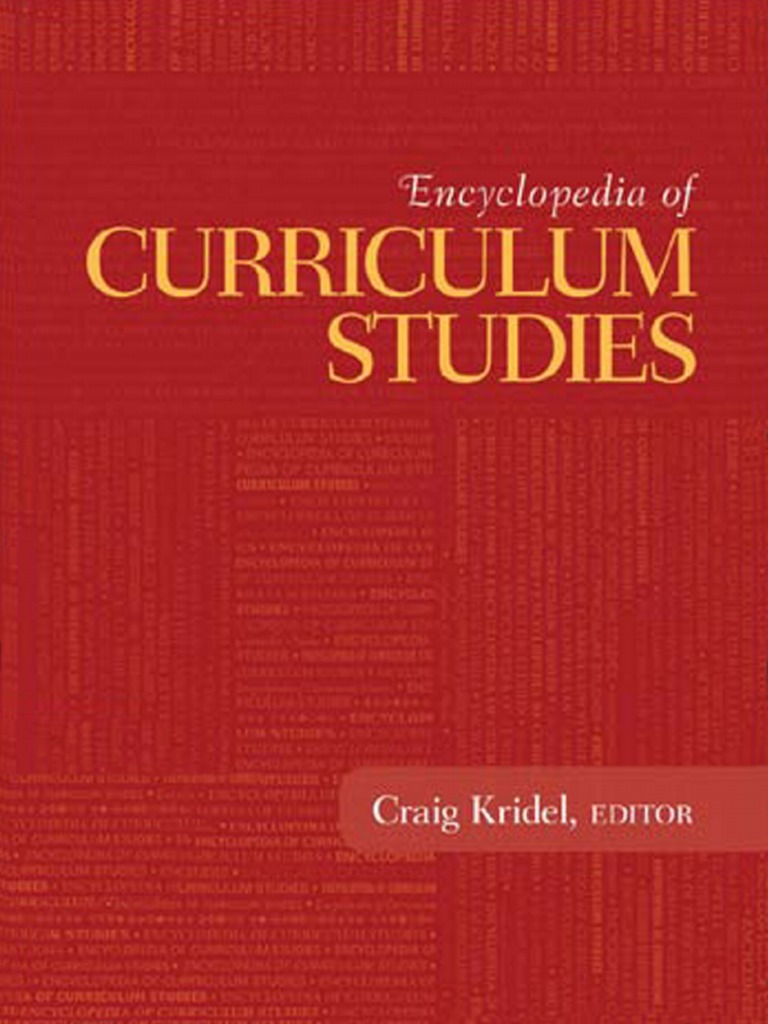 curriculum studies in education pdf