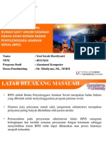 Sistem Penagihan Biaya Rumah Sakit Umum Hasanah Graha Afiah Kepada Badan Penyelenggara Jaminan Sosial (BPJS)