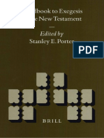 Handbook To The Exegesis of The New Testament PDF