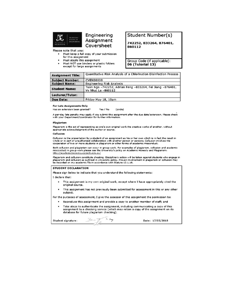 Assignment PDF Water Purification Sewage Treatment