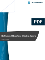 CIS Sharepoint 2016