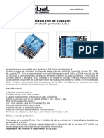 Module Relay 2 Canales Optoacoplado