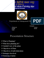 Department of Management Studies: Presented by
