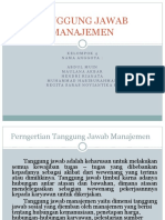 Tanggu Jawab Manajemen