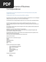 The Importance of Business Correspondence