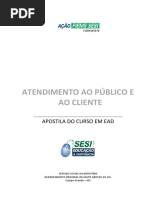 Atendimento Ao Público e Ao Cliente