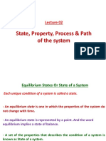 State, Property, Process & Path of The System