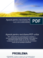 Aparat Pentru Reciclarea PET-urilor