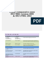 Etude Comparative ISO 27001 Vs ISO 9001