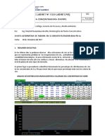 Informe Laboratorio Metalurgico #018 Alternativa de Mejora Circuito Bulk