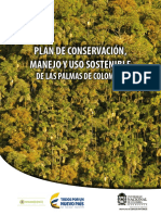 Plan de Conservación, Manejo y Uso Sostenible de Las Palmas de Colombia